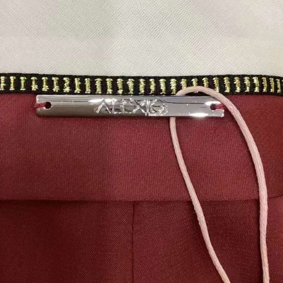 NWT Alexis Daru Pants - Abstract Maroon - Picture 5 of 6